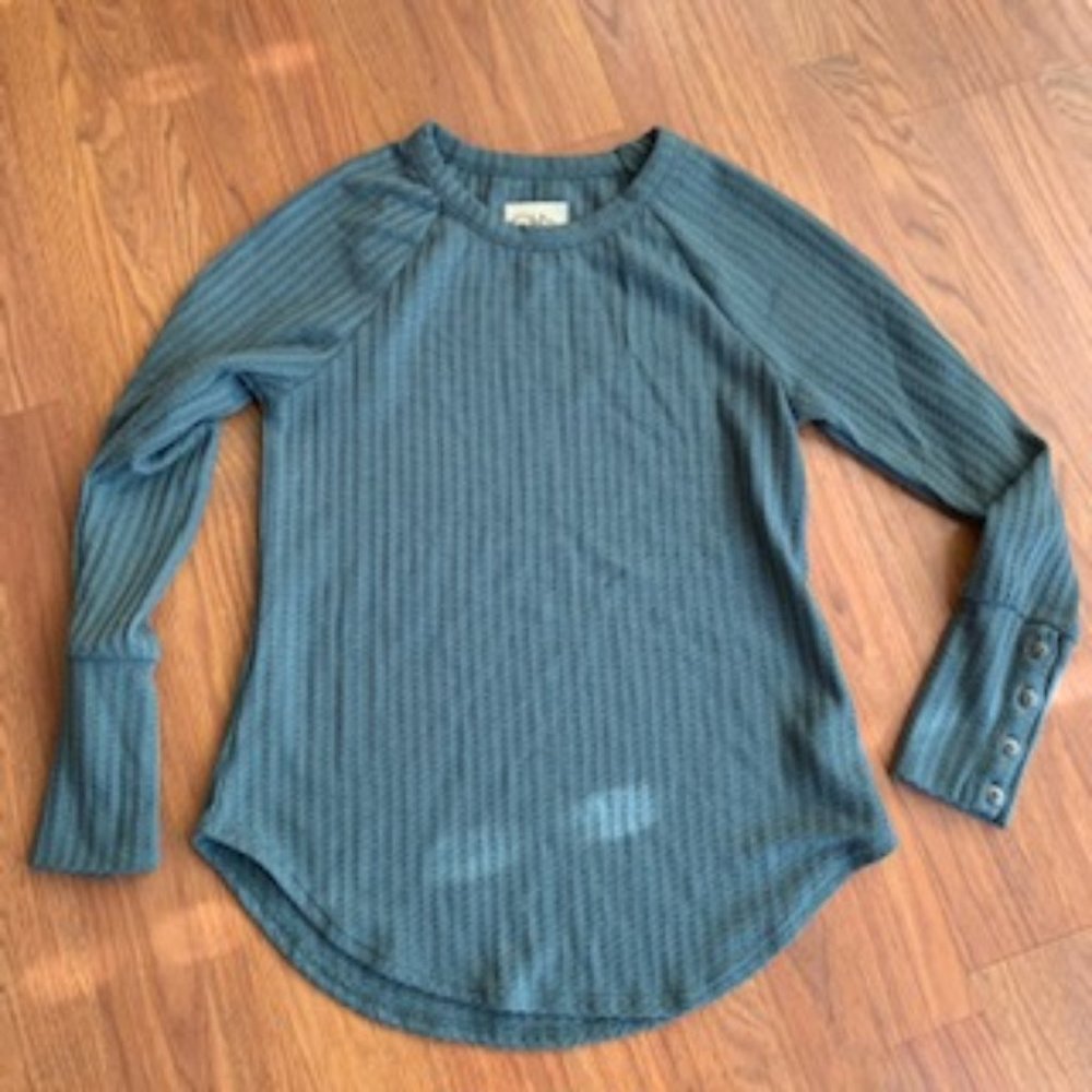 XS ChaSor Waffle Knit Shirt